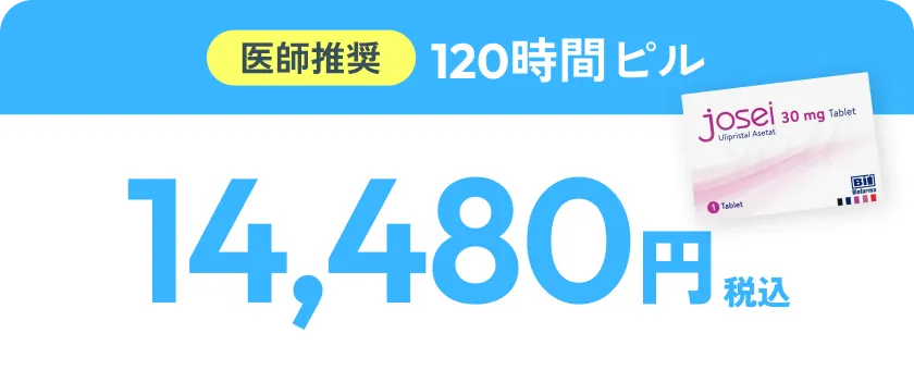 医師推奨 120時間ピル 14,480円 税込